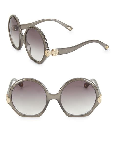 chloe sunglasses sale|oversized 56mm round sunglasses chloe.